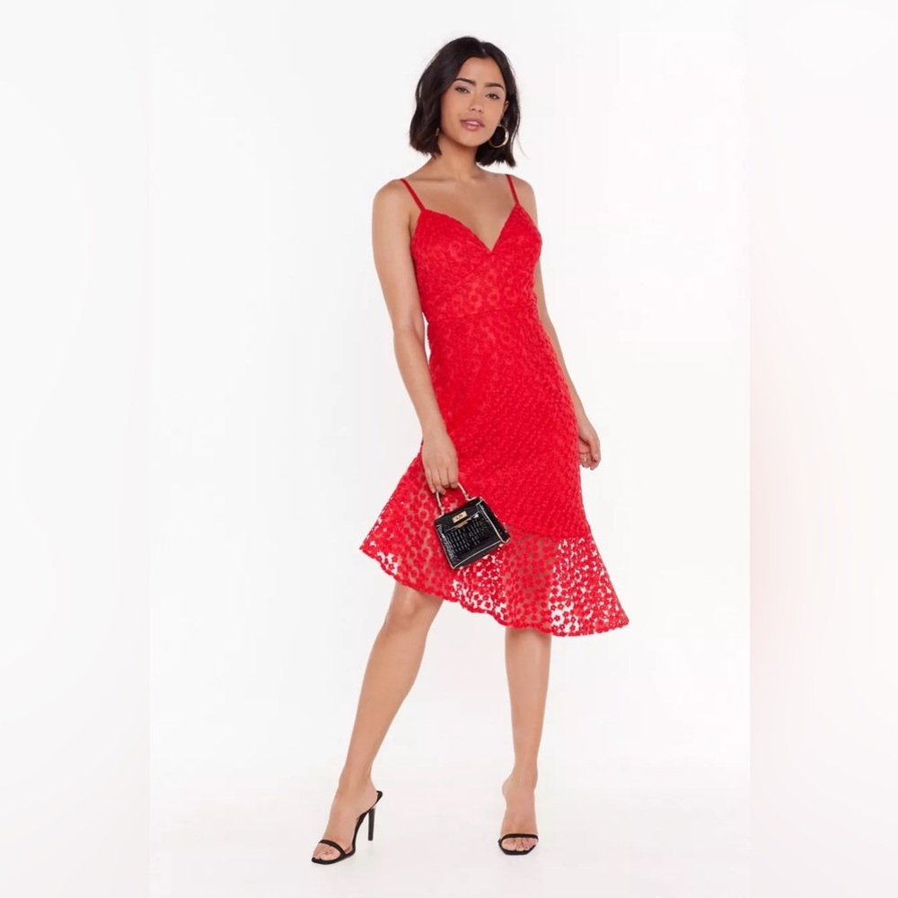 Daisy For Your Love Embroidered Floral Dress top shop
